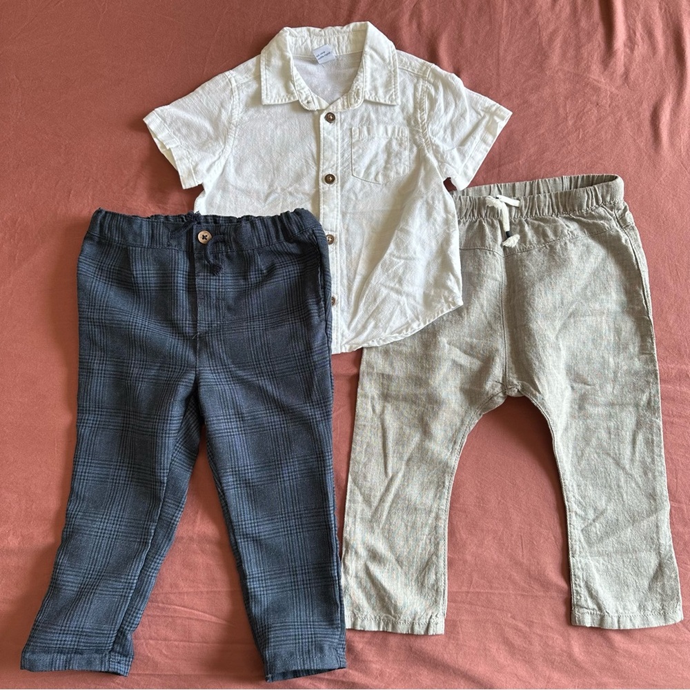 Bundle of toddler boy clothes 12-18M